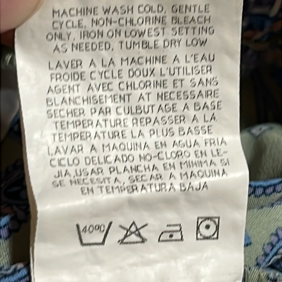 Leslie Fay Paisley Pleated Stretchy Waist Midi Skirt Size 12 - Picture 5 of 5